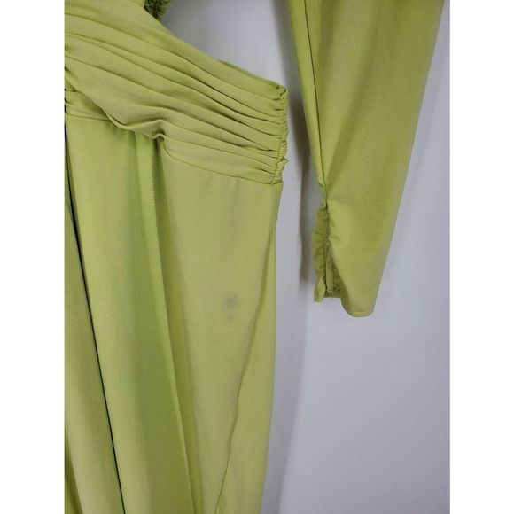 Self-portrait Green Midi Cutout Dress Size 2 - Picture 8 of 11